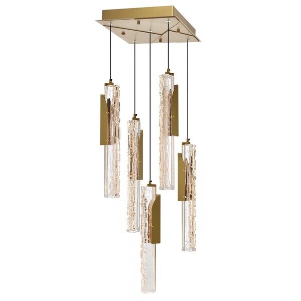 Cwi Lighting Valira Integrated LED Brass Mini Pendant, 18 In. 1586P12-5-624 - main